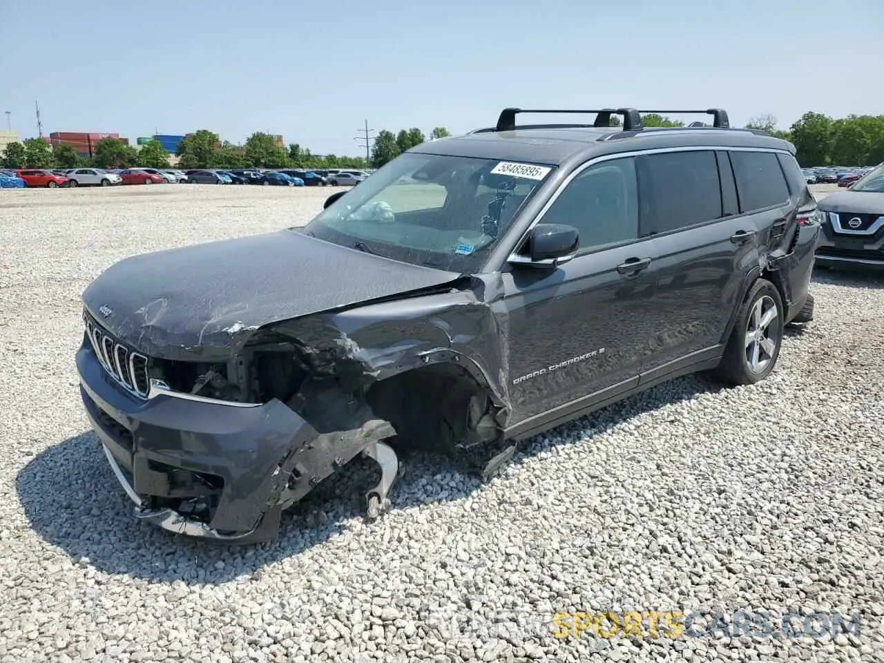 1 fotografías del automóvil dañado 1C4RJKBG8M8142288 JEEP GRAND CHER 2021