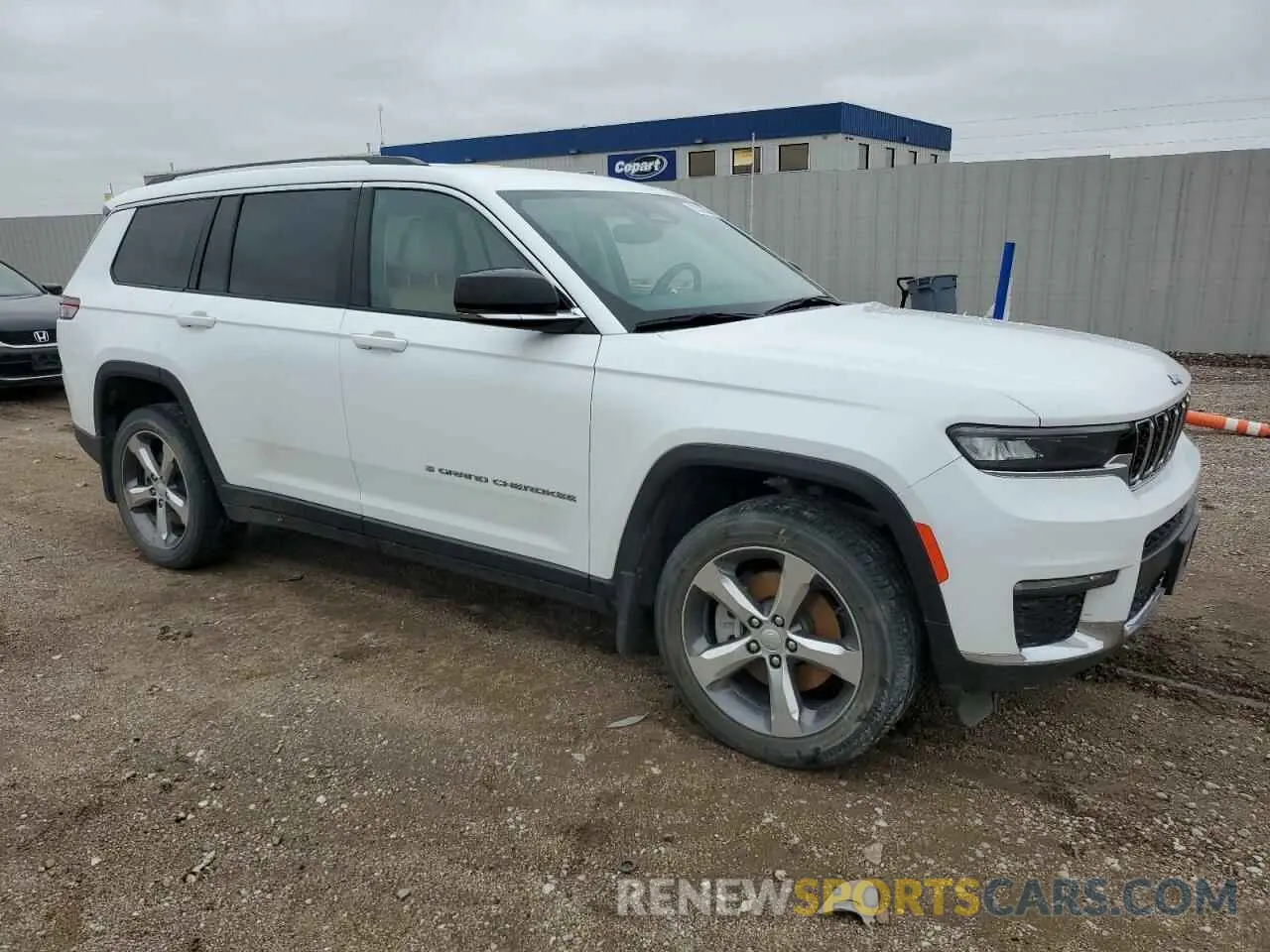 4 fotografías del automóvil dañado 1C4RJKBGXM8133950 JEEP GRAND CHER 2021