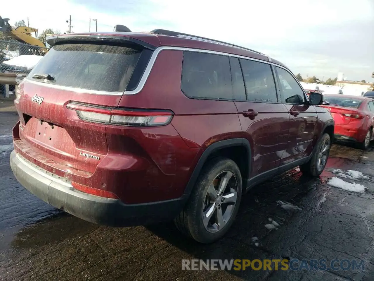 3 fotografías del automóvil dañado 1C4RJKBGXM8196188 JEEP GRAND CHER 2021