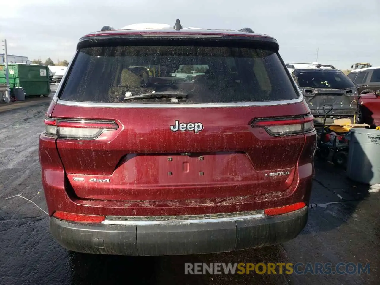 6 fotografías del automóvil dañado 1C4RJKBGXM8196188 JEEP GRAND CHER 2021
