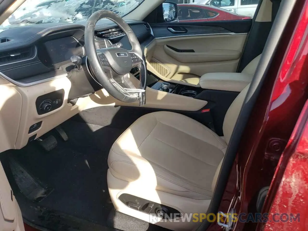 7 fotografías del automóvil dañado 1C4RJKBGXM8196188 JEEP GRAND CHER 2021