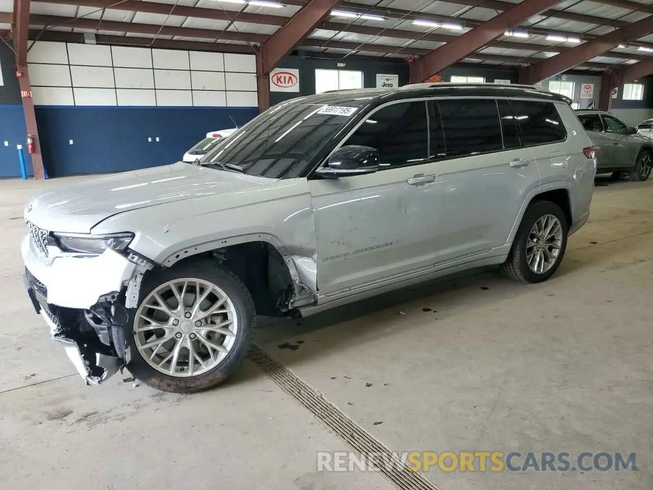 1 fotografías del automóvil dañado 1C4RJKEG8M8120187 JEEP GRAND CHER 2021