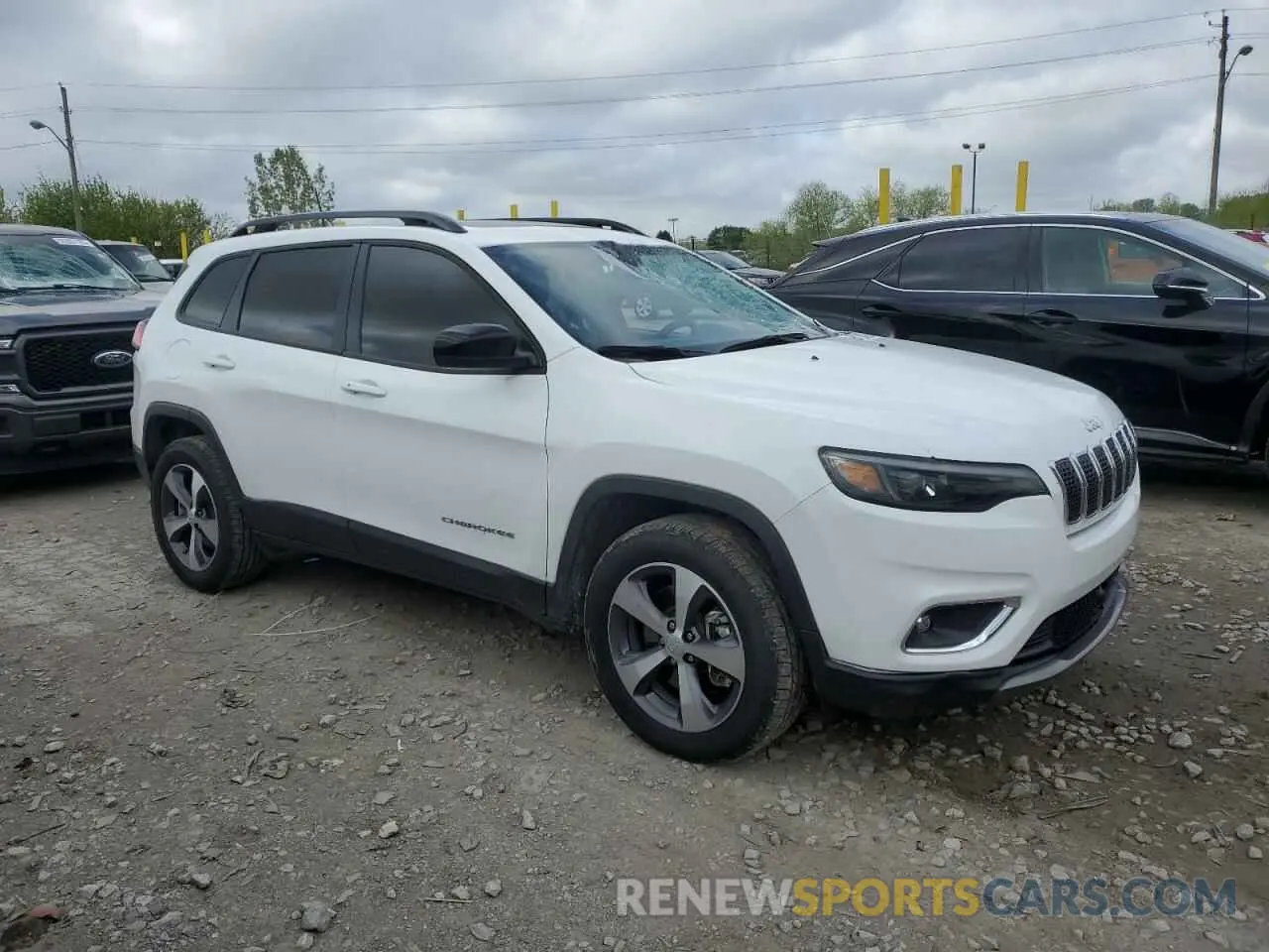 4 fotografías del automóvil dañado 1C4PJMDX3ND528495 JEEP GRAND CHER 2022