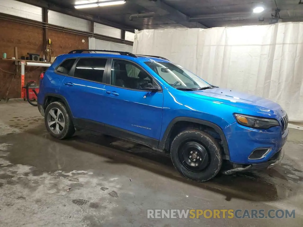 4 fotografías del automóvil dañado 1C4PJMDX3ND540954 JEEP GRAND CHER 2022