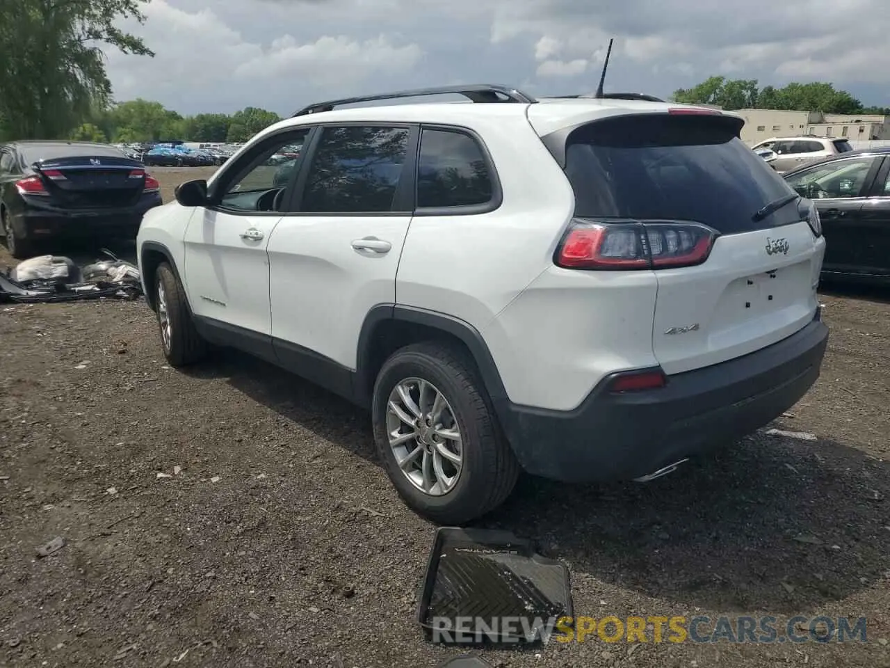 2 fotografías del automóvil dañado 1C4PJMMX1ND530147 JEEP GRAND CHER 2022