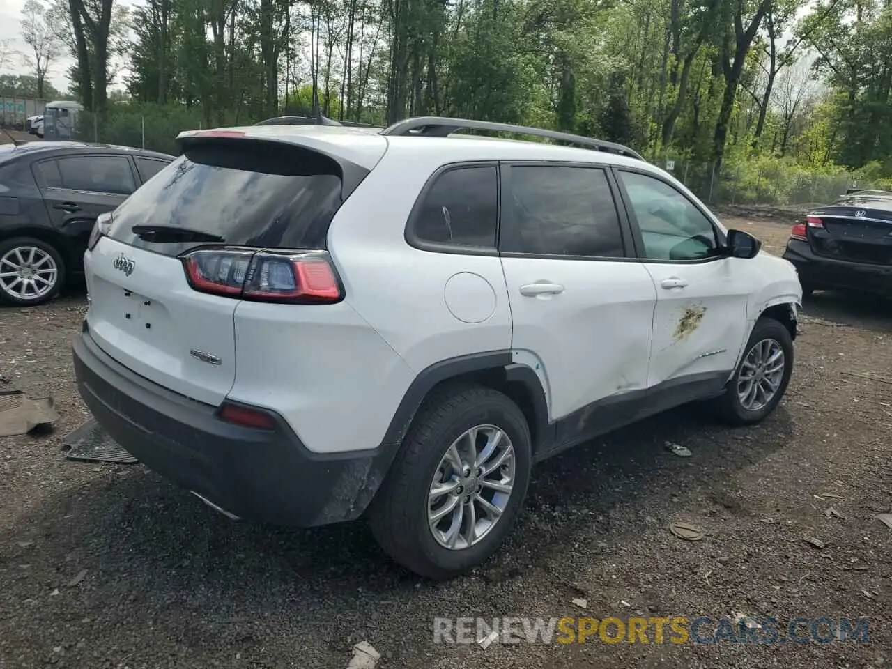 3 fotografías del automóvil dañado 1C4PJMMX1ND530147 JEEP GRAND CHER 2022