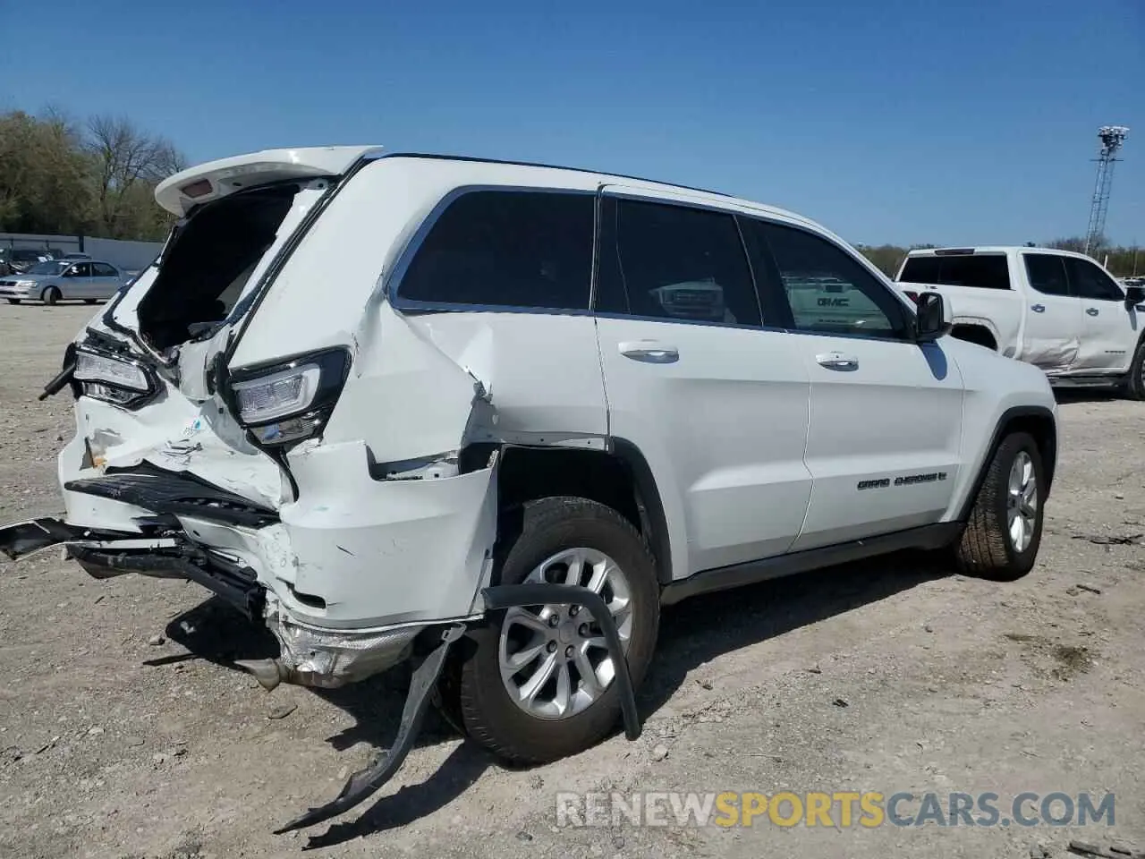 3 fotografías del automóvil dañado 1C4RJEAG1NC155952 JEEP GRAND CHER 2022
