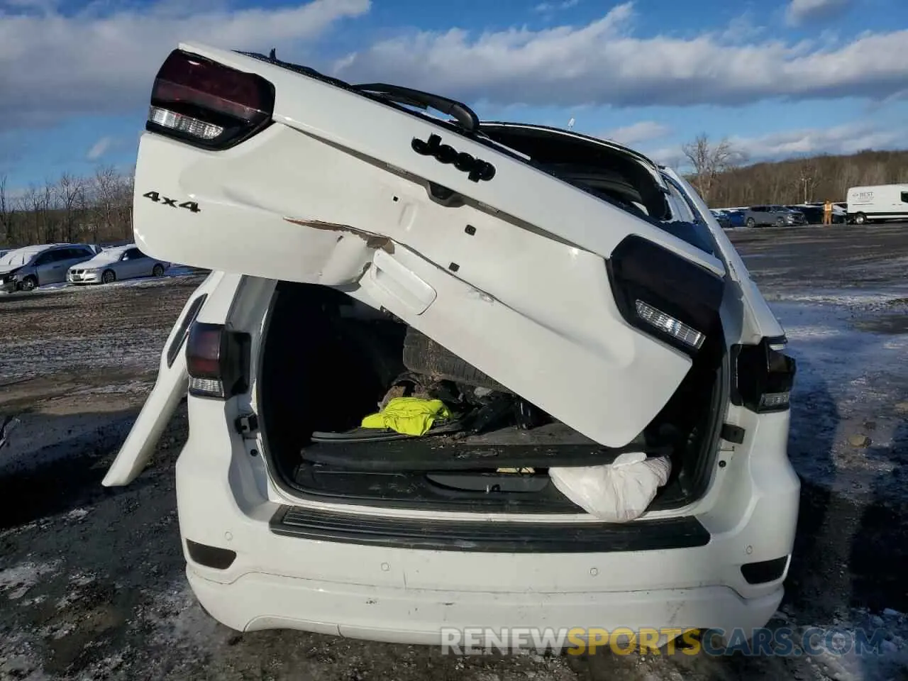 6 fotografías del automóvil dañado 1C4RJFAG0NC117960 JEEP GRAND CHER 2022