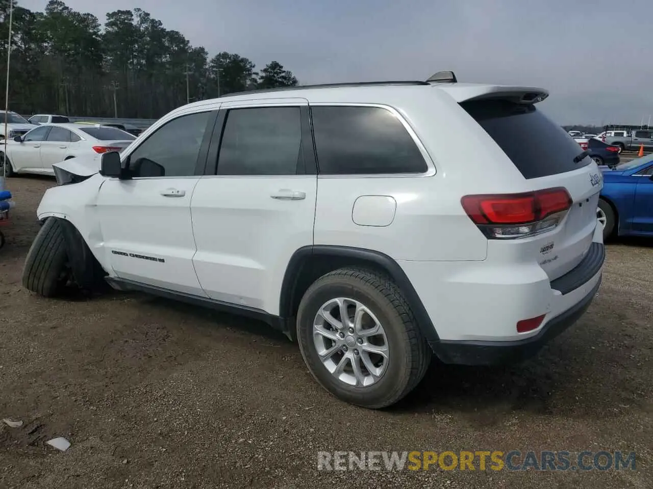 2 fotografías del automóvil dañado 1C4RJFAG0NC124987 JEEP GRAND CHER 2022
