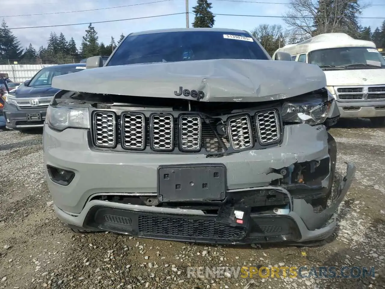 5 fotografías del automóvil dañado 1C4RJFAG1NC116008 JEEP GRAND CHER 2022