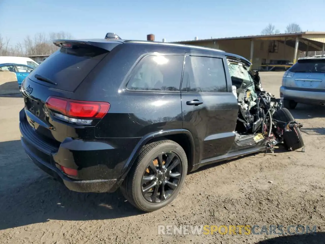 3 fotografías del automóvil dañado 1C4RJFAG3NC115216 JEEP GRAND CHER 2022