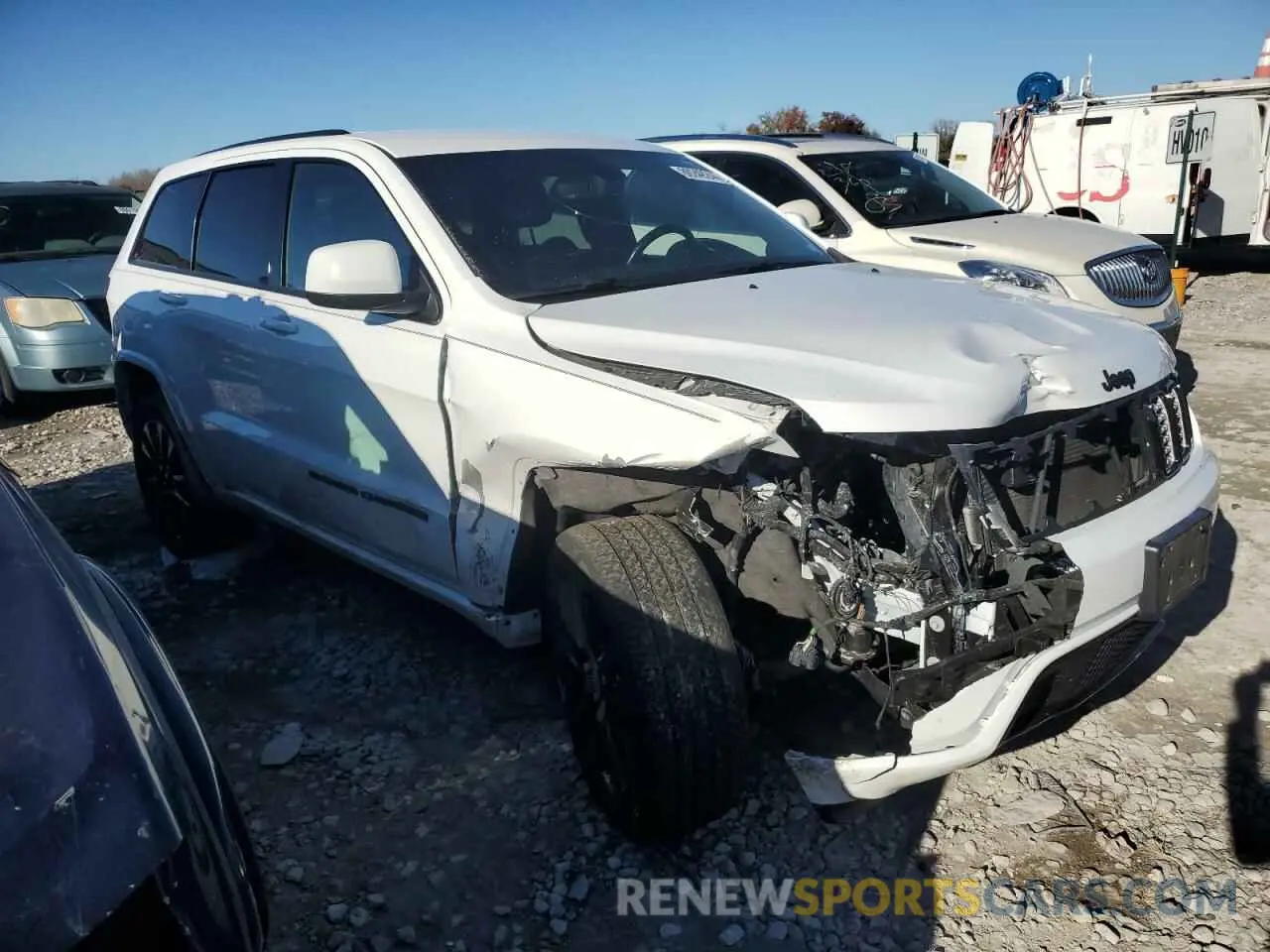 4 fotografías del automóvil dañado 1C4RJFAG3NC149687 JEEP GRAND CHER 2022