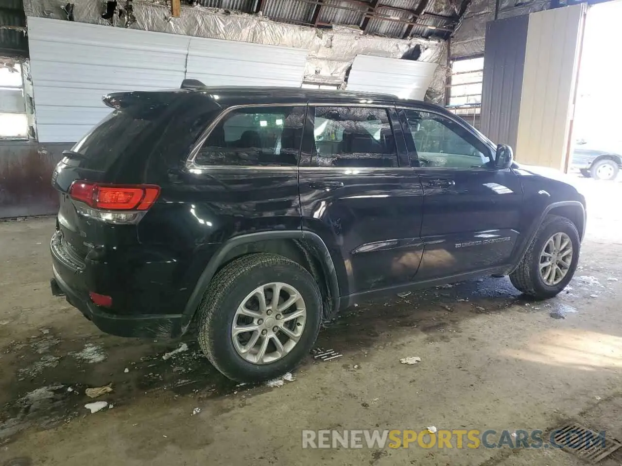 3 fotografías del automóvil dañado 1C4RJFAG6NC142362 JEEP GRAND CHER 2022