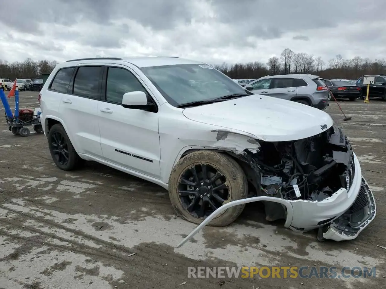 4 fotografías del automóvil dañado 1C4RJFAG8NC115597 JEEP GRAND CHER 2022