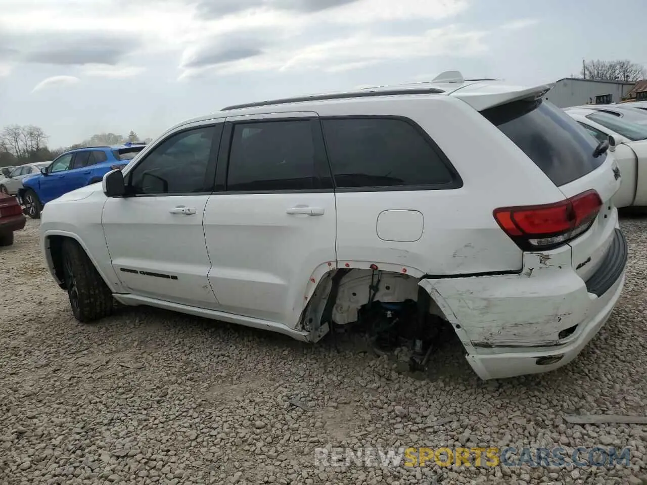 2 fotografías del automóvil dañado 1C4RJFAG8NC116930 JEEP GRAND CHER 2022