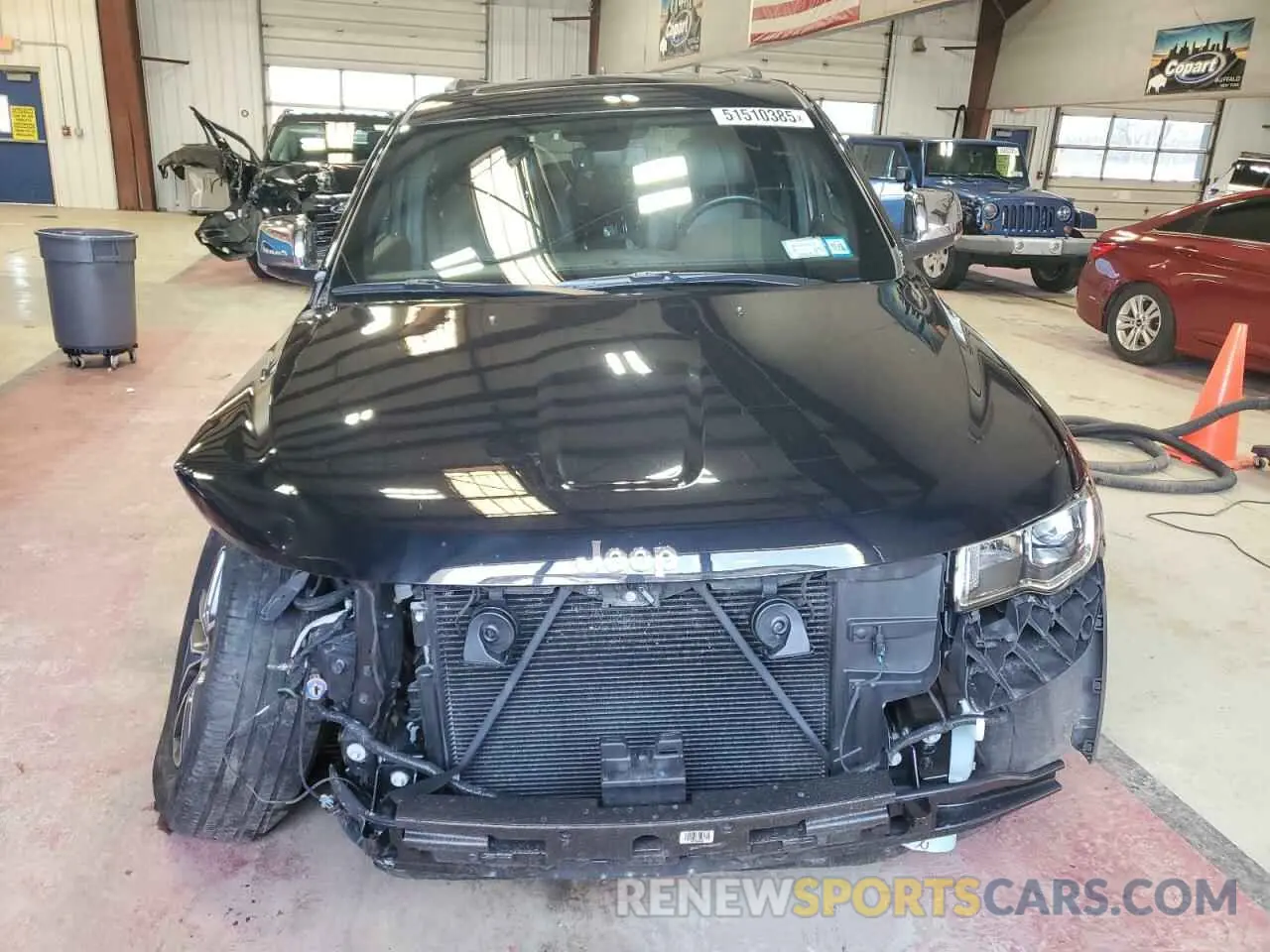5 fotografías del automóvil dañado 1C4RJFBG1NC165949 JEEP GRAND CHER 2022