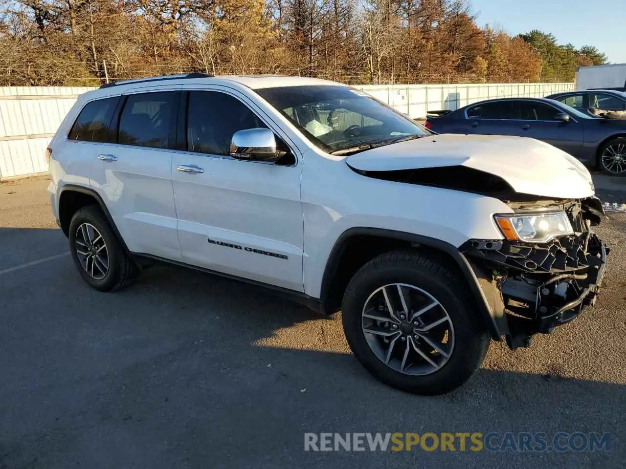 4 fotografías del automóvil dañado 1C4RJFBG4NC176847 JEEP GRAND CHER 2022