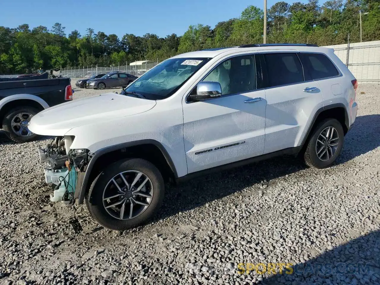1 fotografías del automóvil dañado 1C4RJFBG6NC110610 JEEP GRAND CHER 2022