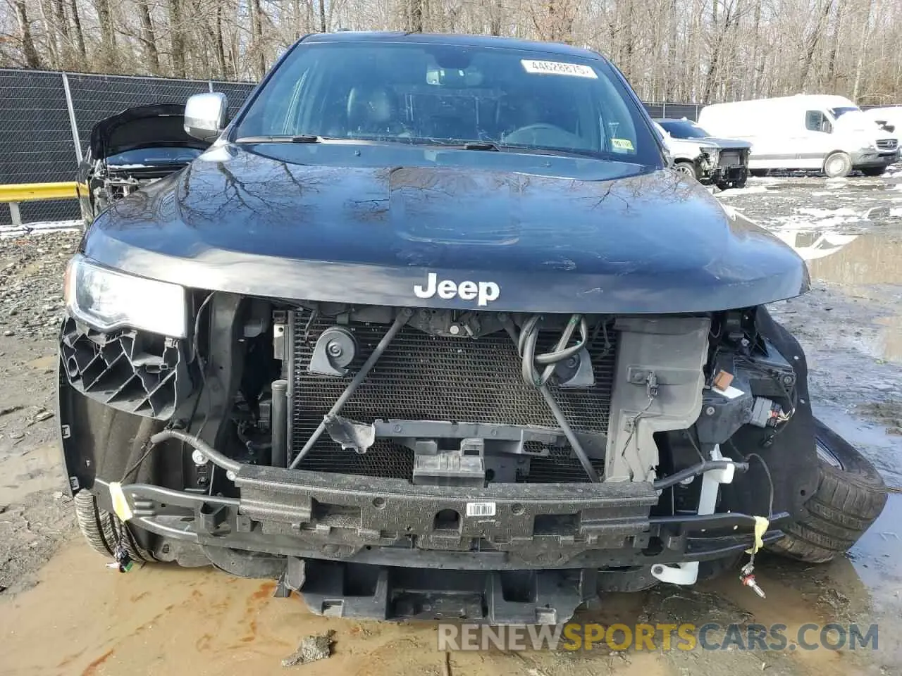 5 fotografías del automóvil dañado 1C4RJFBG9NC122654 JEEP GRAND CHER 2022