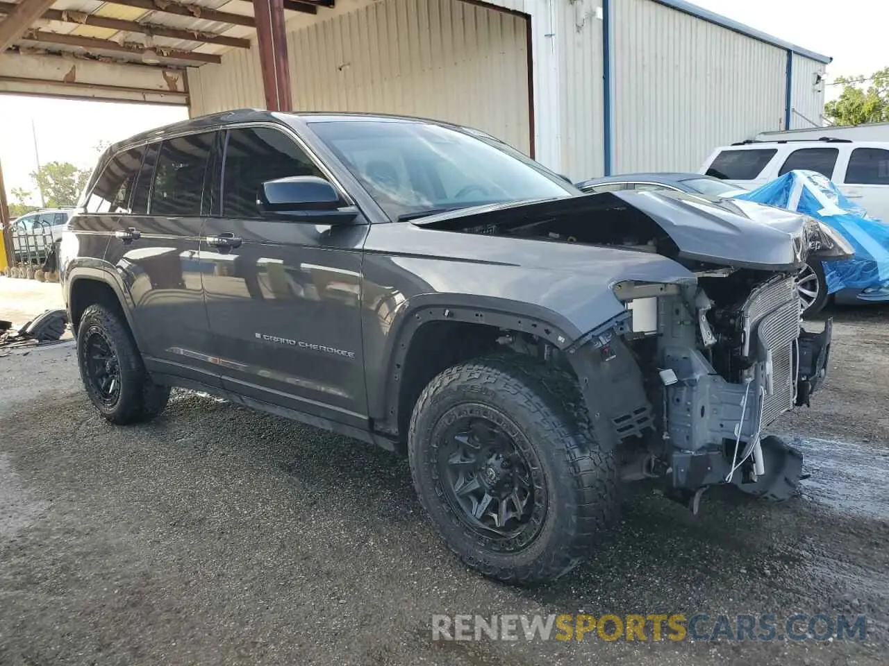4 fotografías del automóvil dañado 1C4RJGAG6N8589234 JEEP GRAND CHER 2022