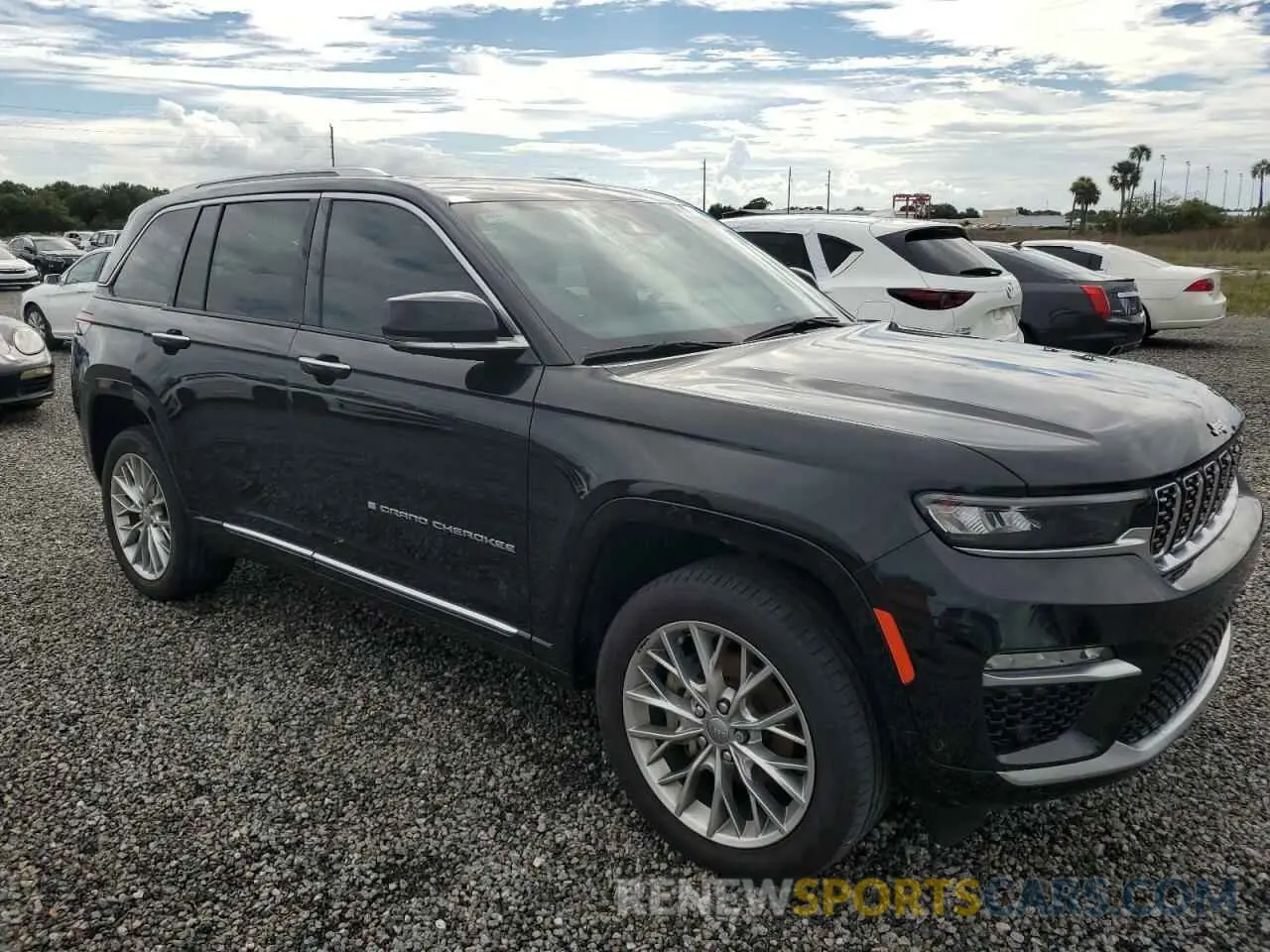 4 fotografías del automóvil dañado 1C4RJGEGXN8636291 JEEP GRAND CHER 2022