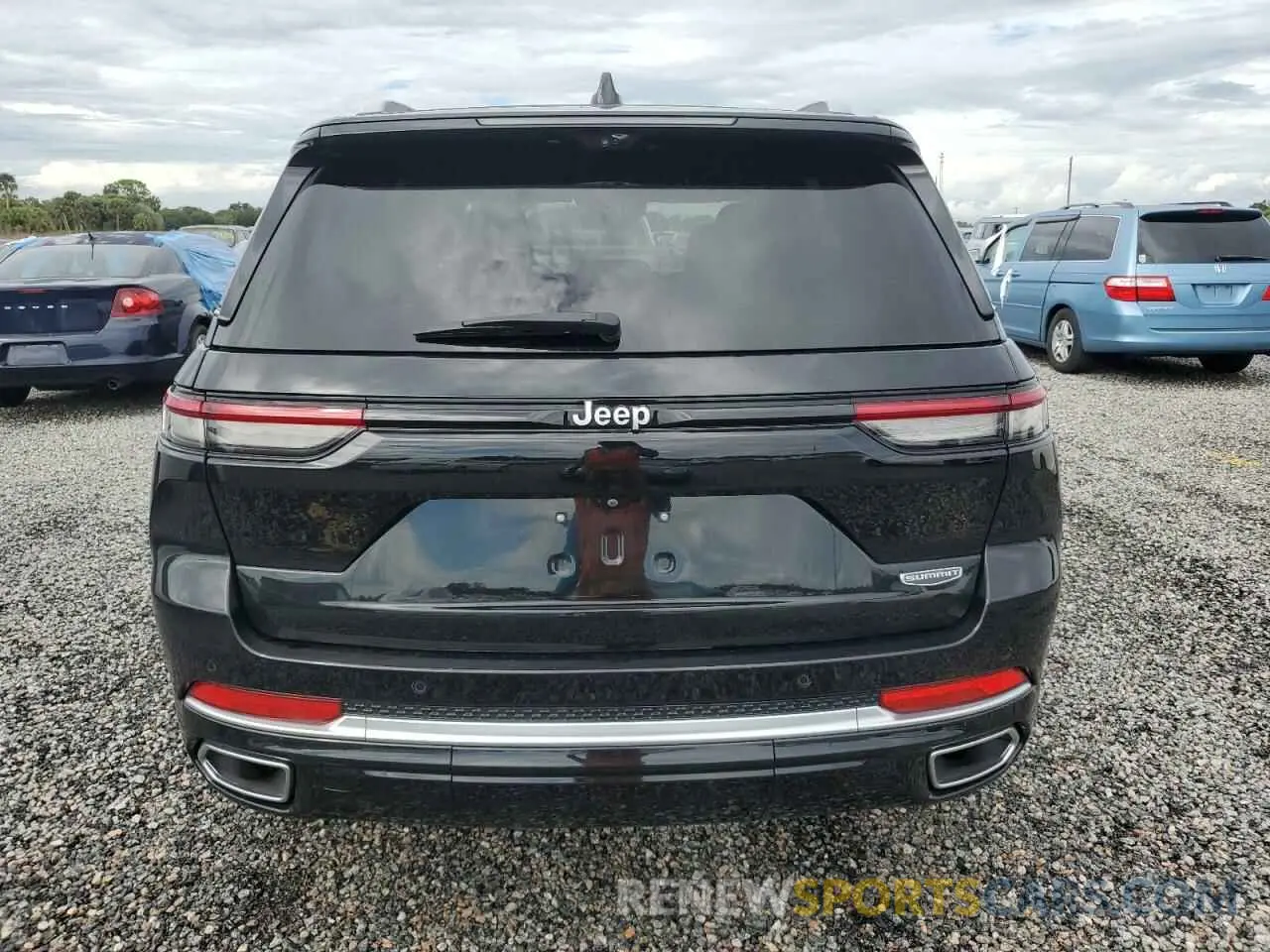 6 fotografías del automóvil dañado 1C4RJGEGXN8636291 JEEP GRAND CHER 2022