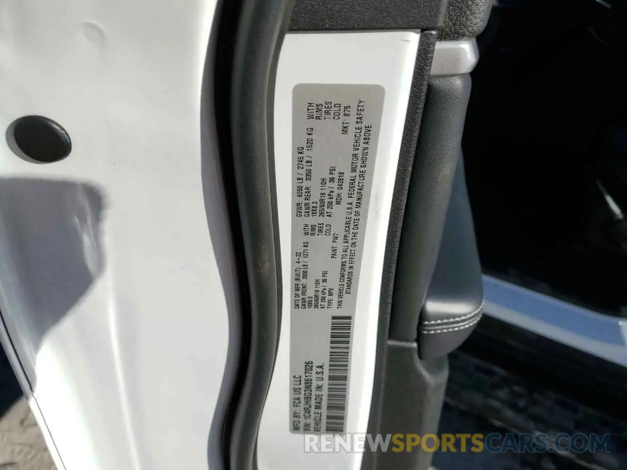 14 fotografías del automóvil dañado 1C4RJHBG3N8617026 JEEP GRAND CHER 2022