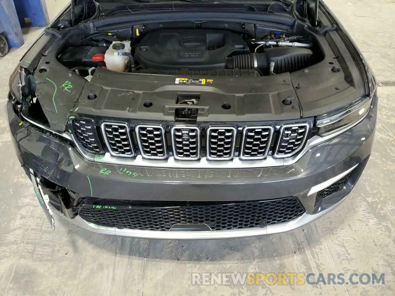12 fotografías del automóvil dañado 1C4RJHEG9N8575733 JEEP GRAND CHER 2022