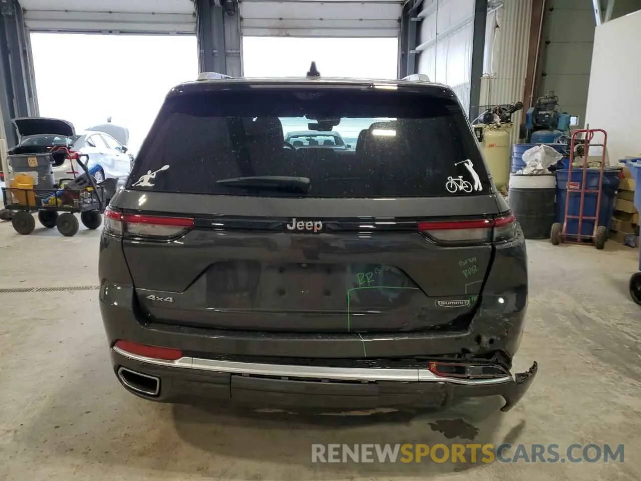 6 fotografías del automóvil dañado 1C4RJHEG9N8575733 JEEP GRAND CHER 2022