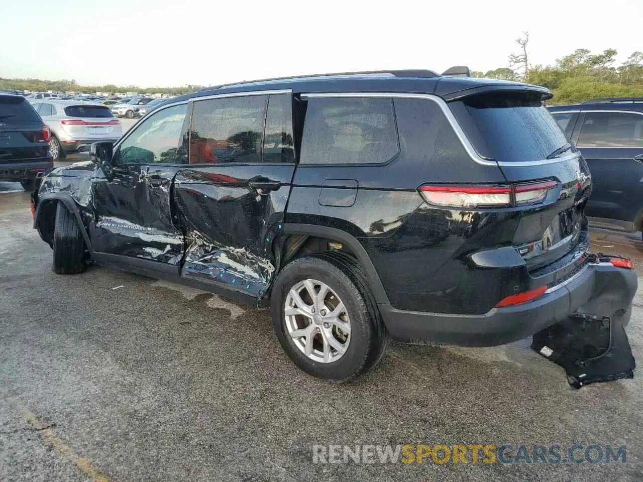 2 fotografías del automóvil dañado 1C4RJJBG0N8631182 JEEP GRAND CHER 2022