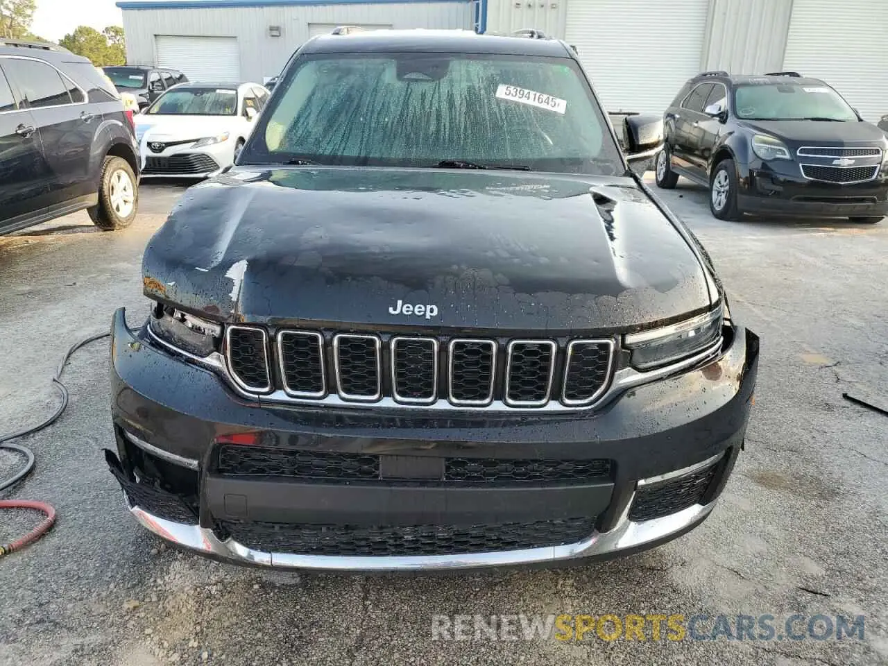5 fotografías del automóvil dañado 1C4RJJBG0N8631182 JEEP GRAND CHER 2022