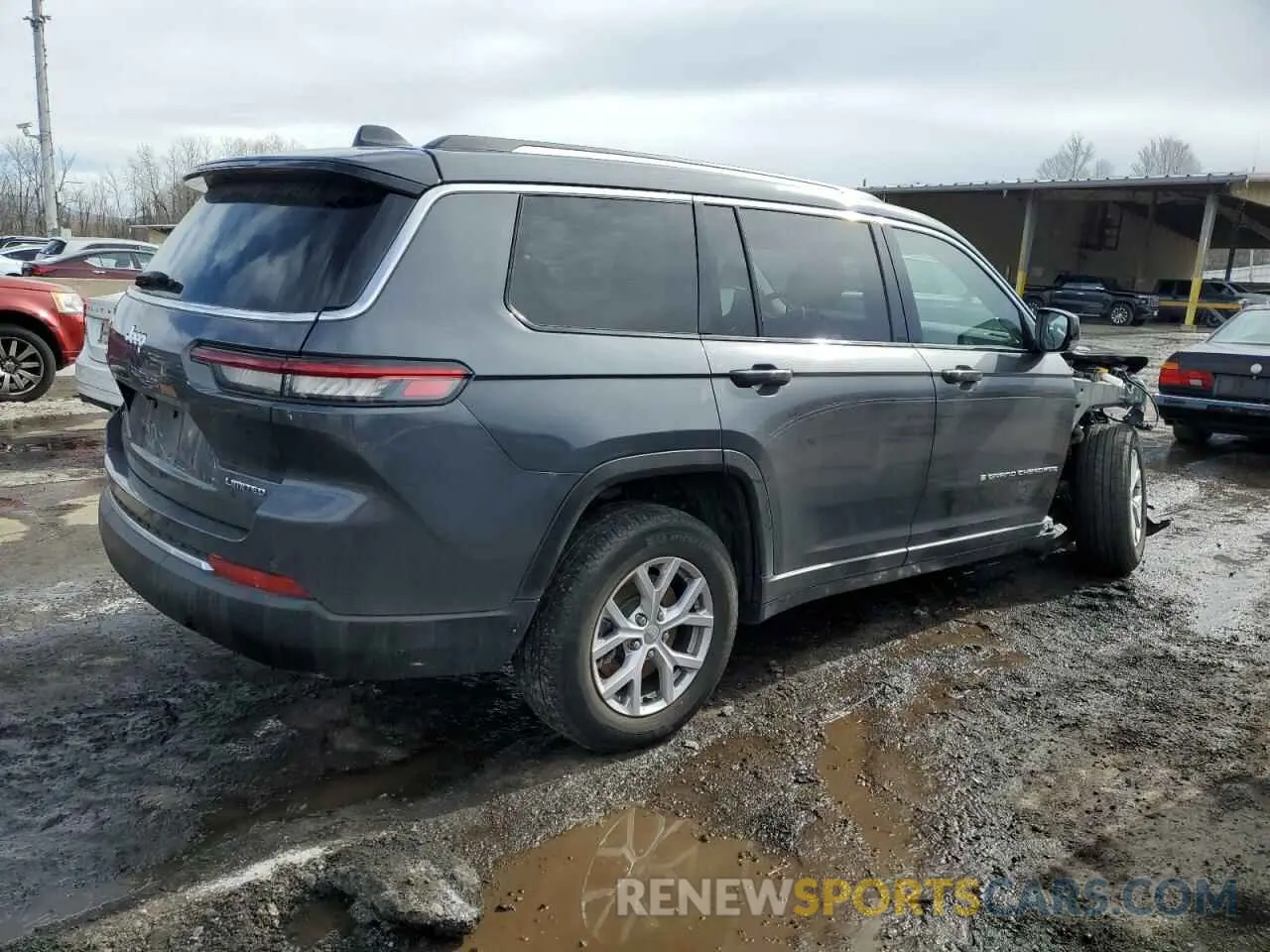 3 fotografías del automóvil dañado 1C4RJJBG7N8608577 JEEP GRAND CHER 2022