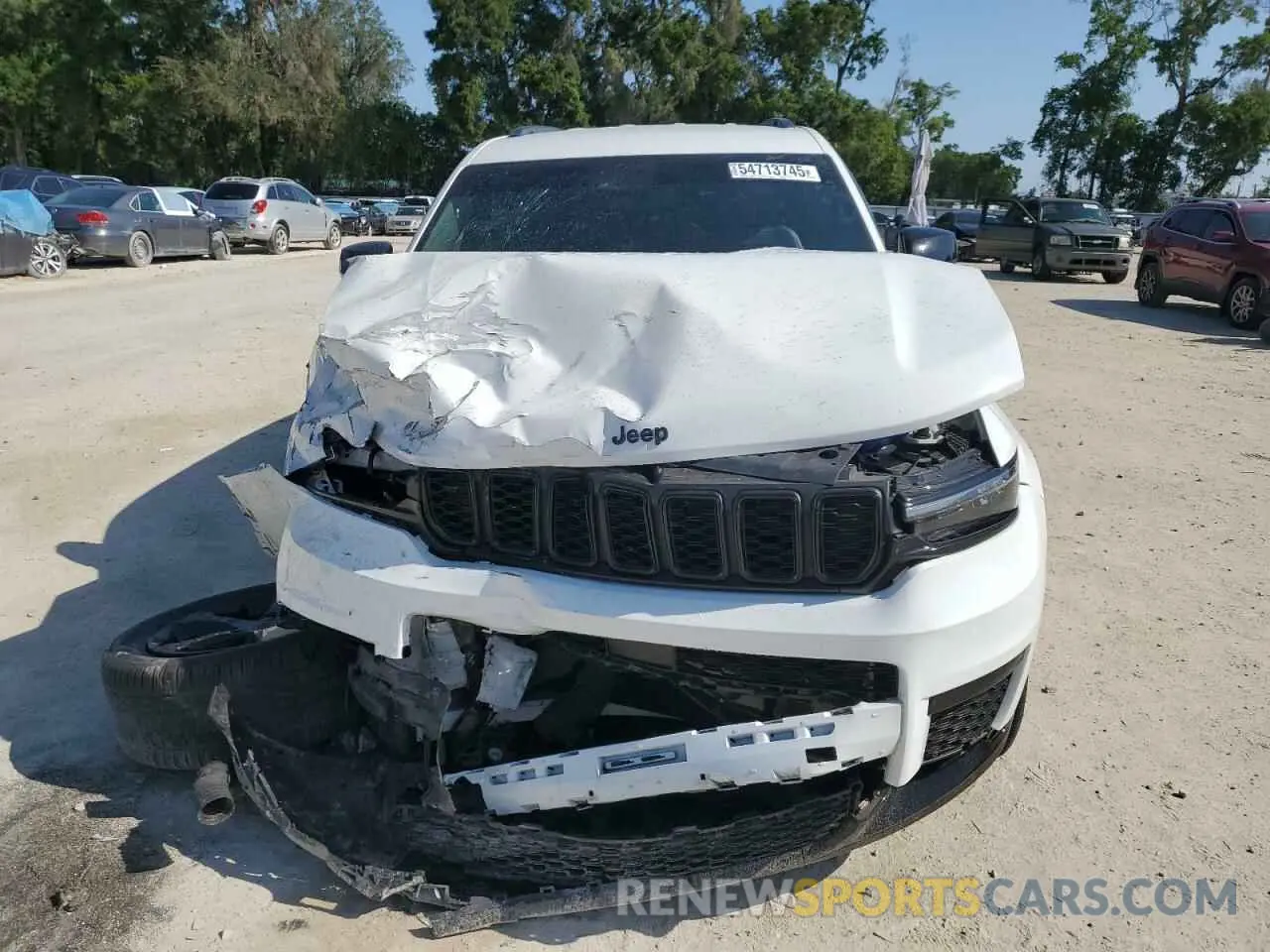5 fotografías del automóvil dañado 1C4RJKAGXN8543330 JEEP GRAND CHER 2022
