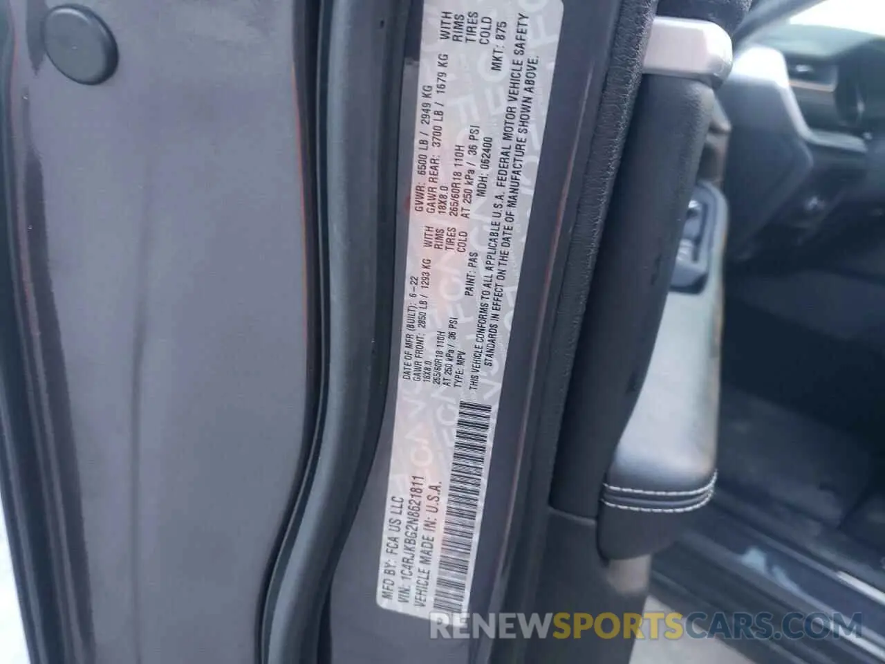 13 fotografías del automóvil dañado 1C4RJKBG2N8621811 JEEP GRAND CHER 2022