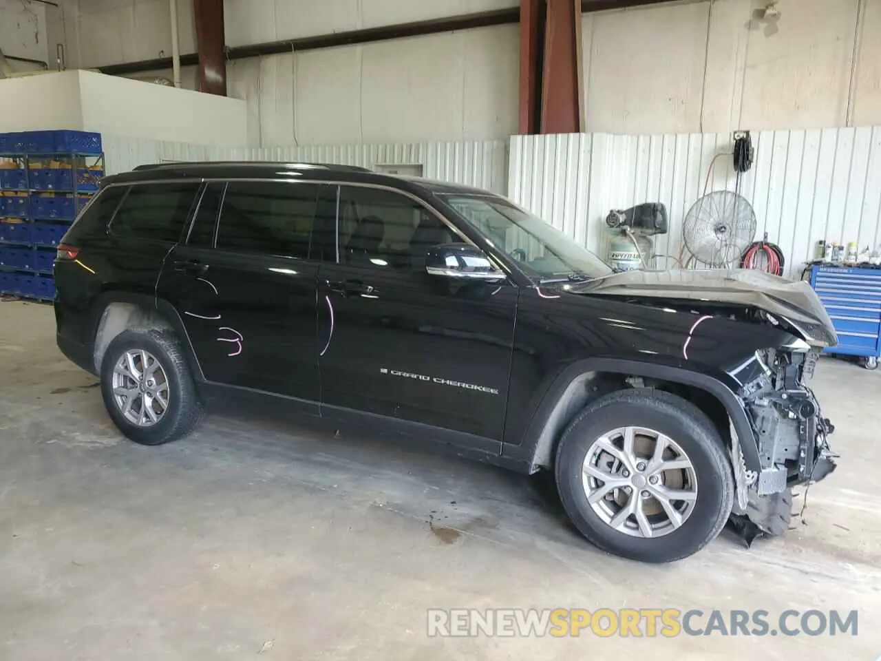 4 fotografías del automóvil dañado 1C4RJKBG6N8621603 JEEP GRAND CHER 2022