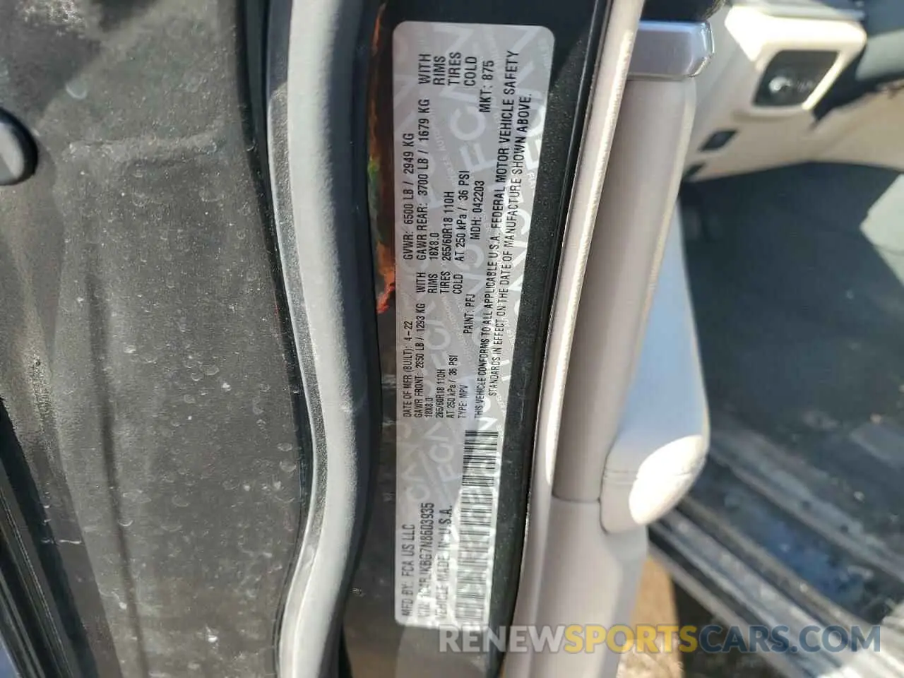 12 fotografías del automóvil dañado 1C4RJKBG7N8603935 JEEP GRAND CHER 2022