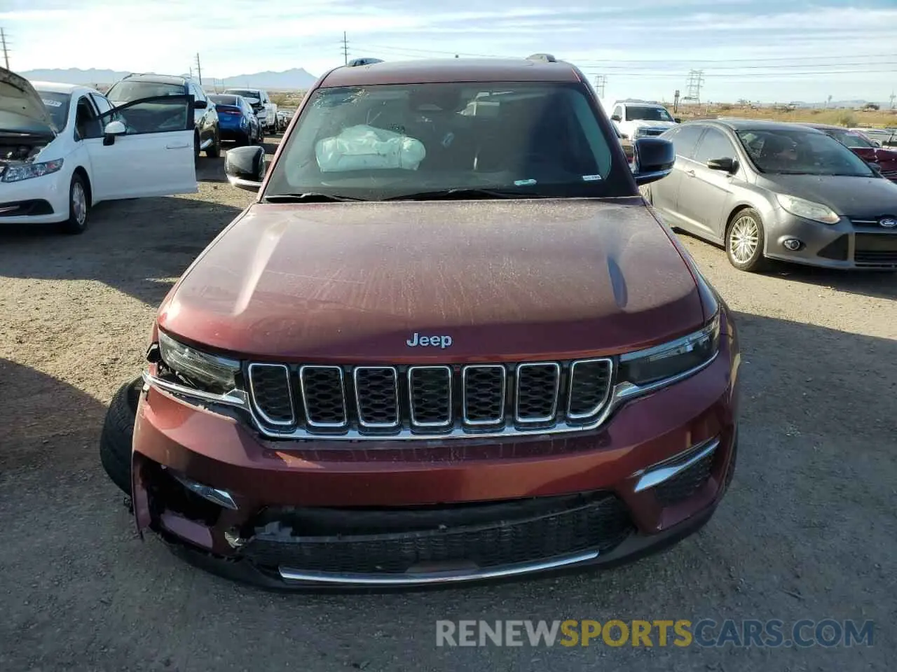 5 fotografías del automóvil dañado 1C4RJYB6XN8757050 JEEP GRAND CHER 2022