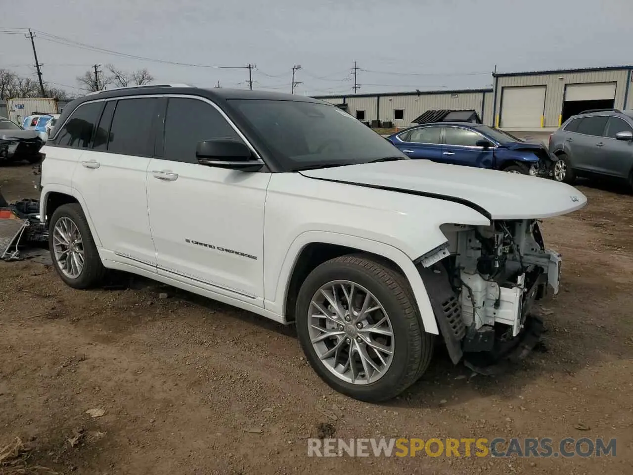 4 fotografías del automóvil dañado 1C4RJYE60N8777738 JEEP GRAND CHER 2022