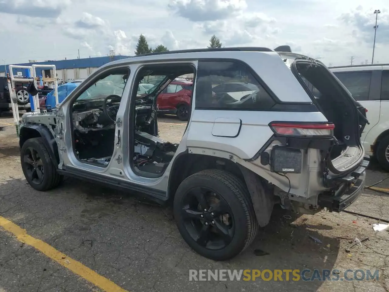 2 fotografías del automóvil dañado 1C4RJHAG0P8109746 JEEP GRAND CHER 2023