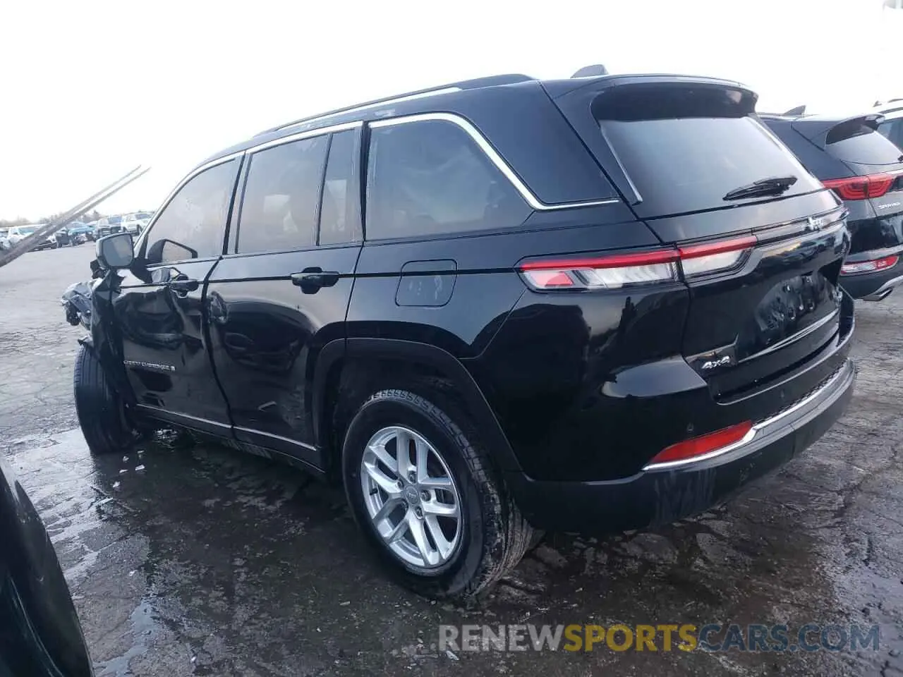 2 fotografías del automóvil dañado 1C4RJHAG0PC570670 JEEP GRAND CHER 2023