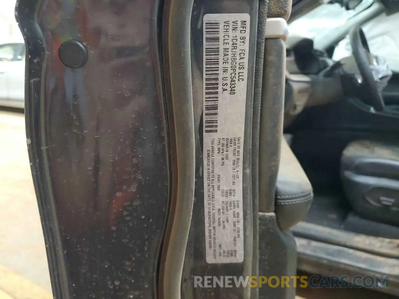13 fotografías del automóvil dañado 1C4RJHBG0PC543340 JEEP GRAND CHER 2023
