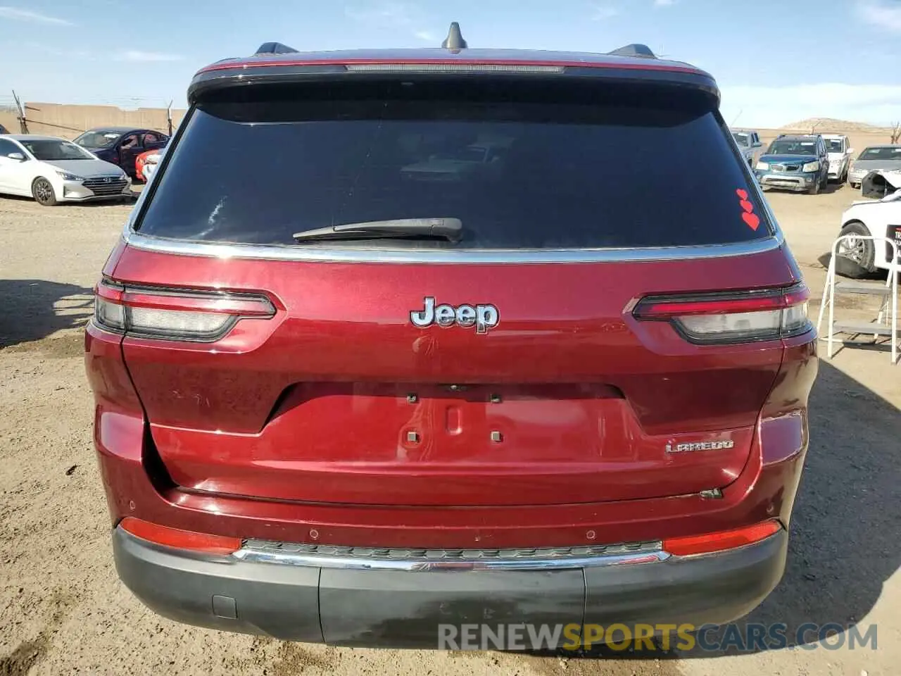 6 fotografías del automóvil dañado 1C4RJJAG4P8798665 JEEP GRAND CHER 2023