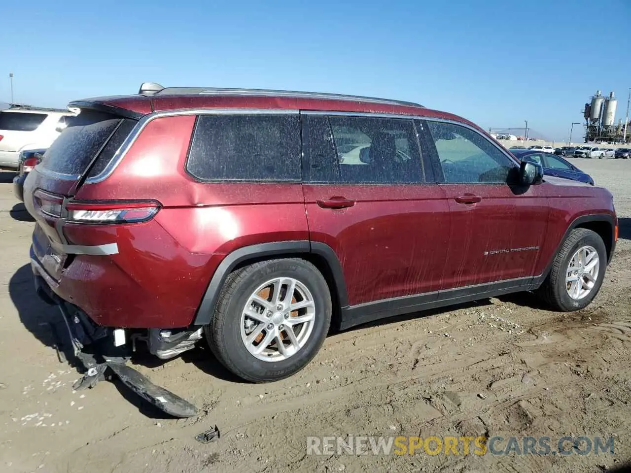 3 fotografías del automóvil dañado 1C4RJJAG6P8800416 JEEP GRAND CHER 2023