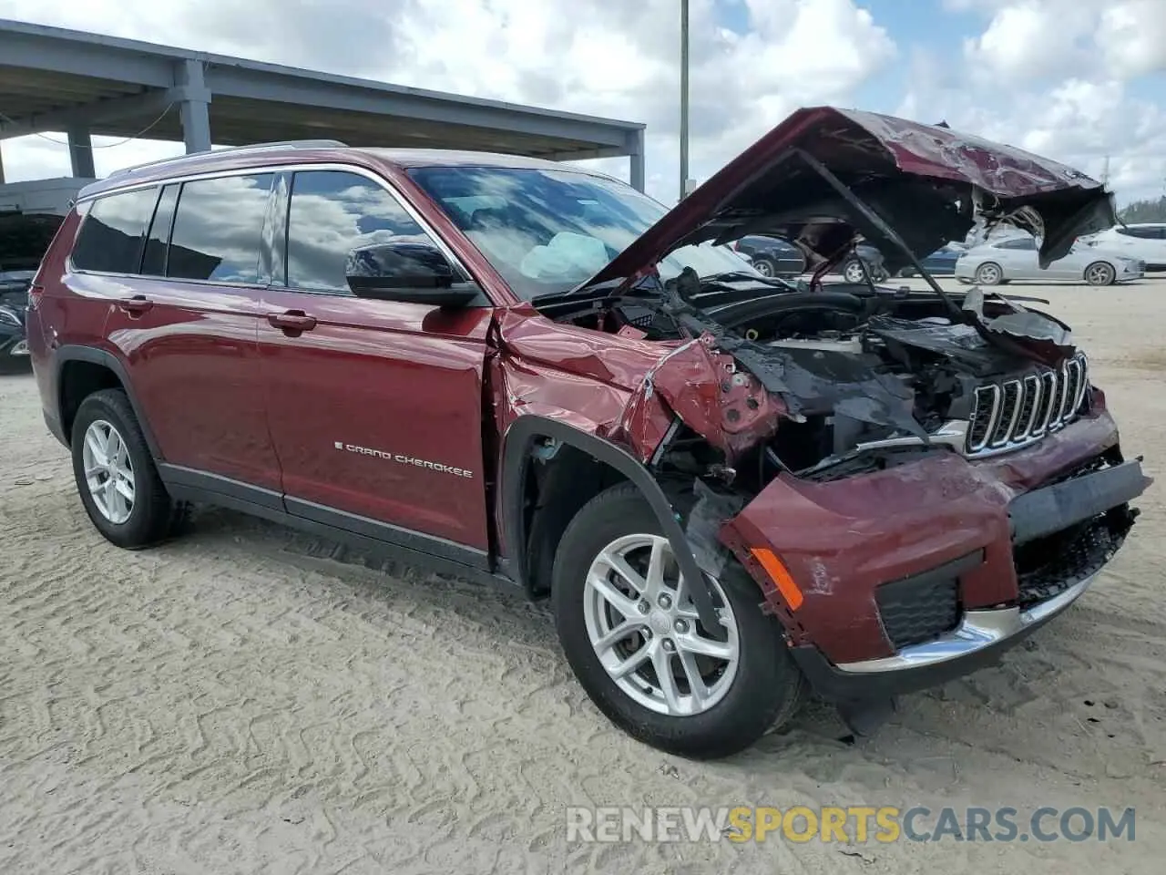 4 fotografías del automóvil dañado 1C4RJJAG8P8794523 JEEP GRAND CHER 2023