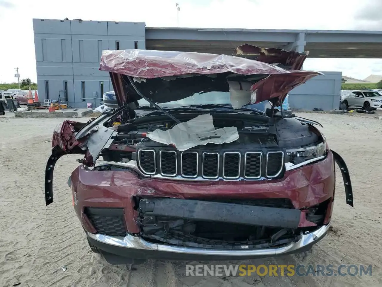 5 fotografías del automóvil dañado 1C4RJJAG8P8794523 JEEP GRAND CHER 2023