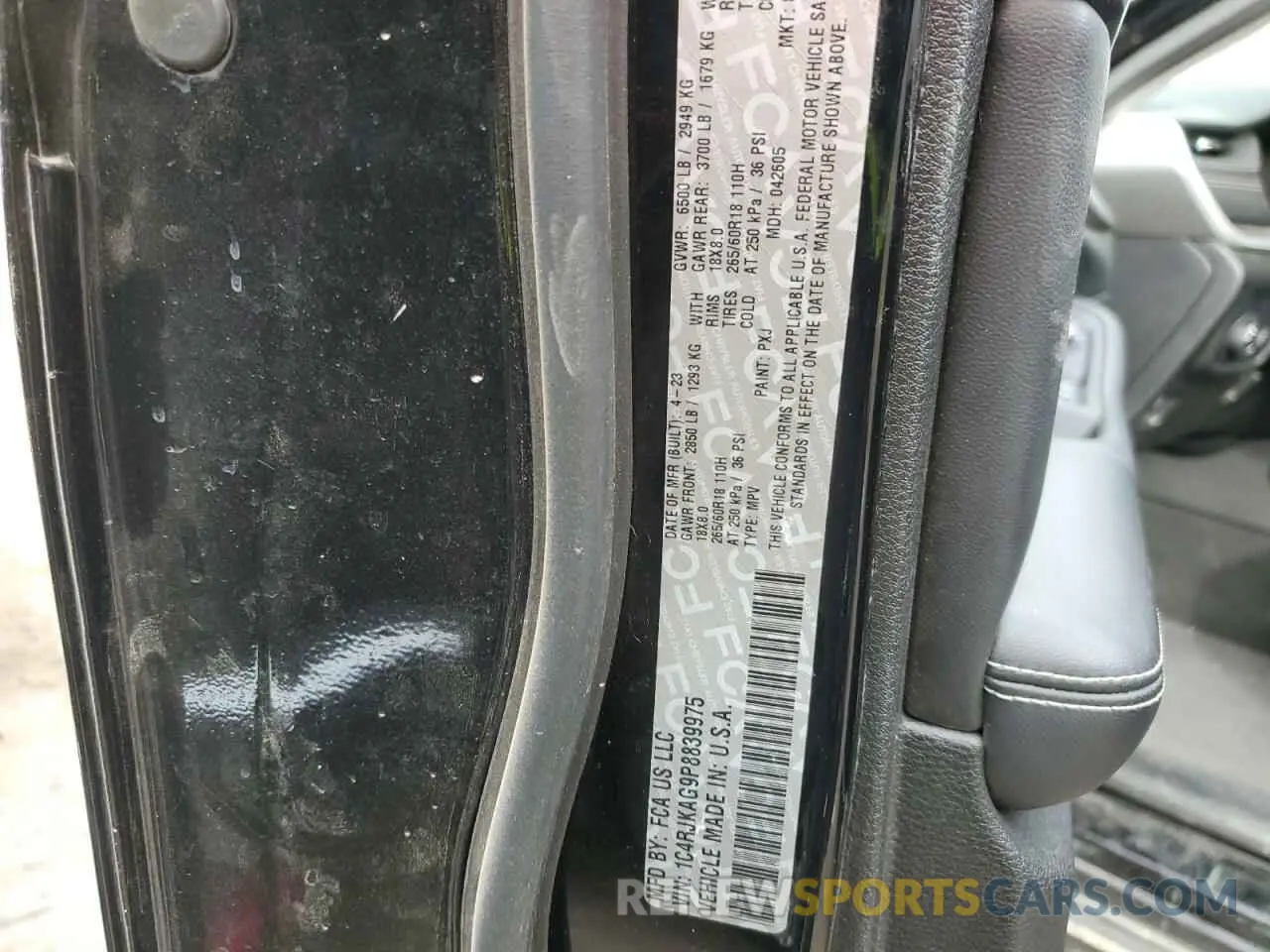 12 fotografías del automóvil dañado 1C4RJKAG9P8839975 JEEP GRAND CHER 2023