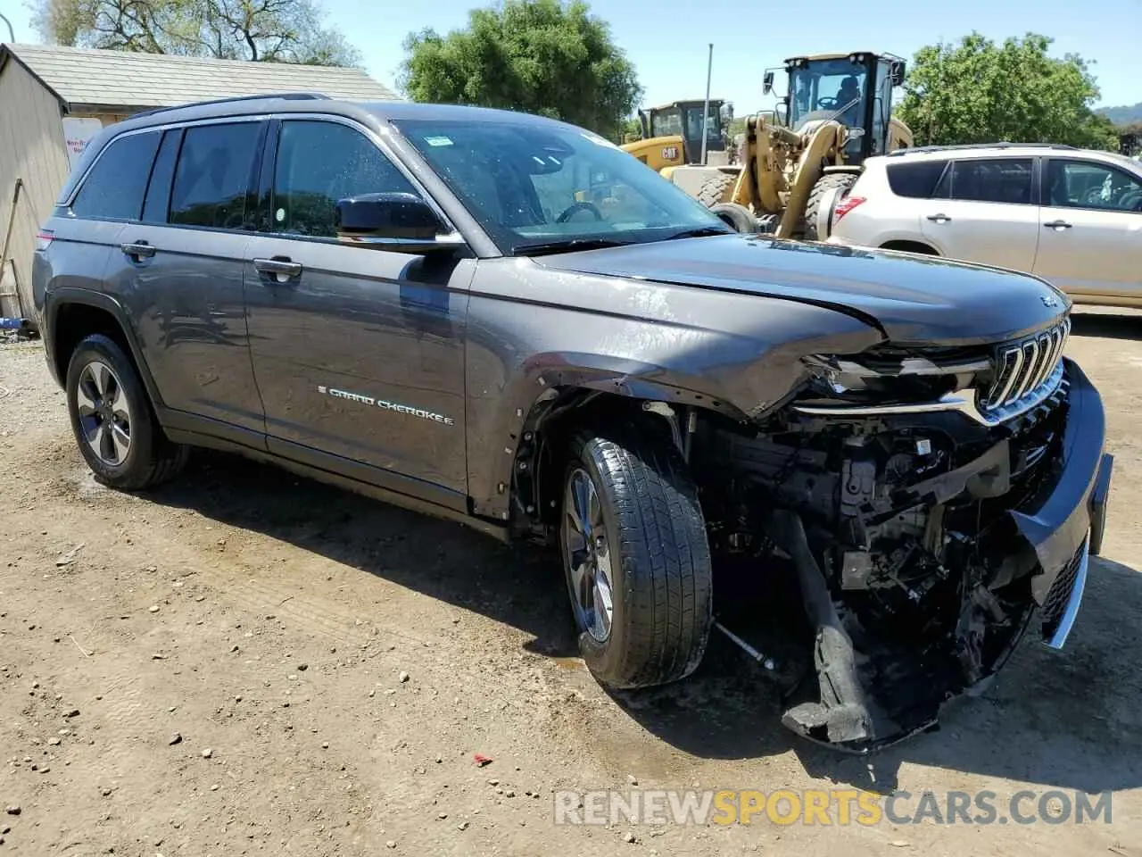 4 fotografías del automóvil dañado 1C4RJYB63PC624016 JEEP GRAND CHER 2023