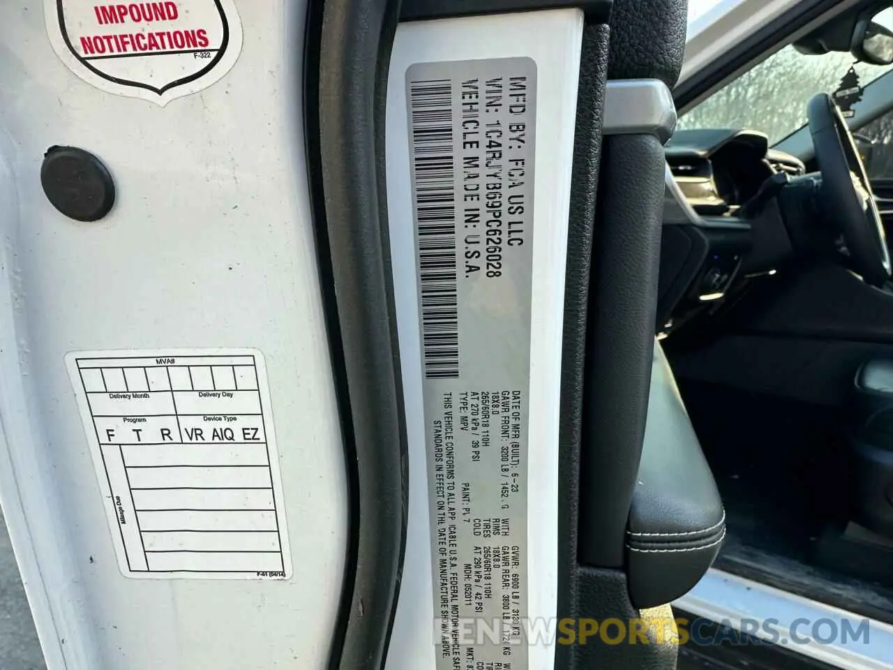 10 fotografías del automóvil dañado 1C4RJYB69PC626028 JEEP GRAND CHER 2023