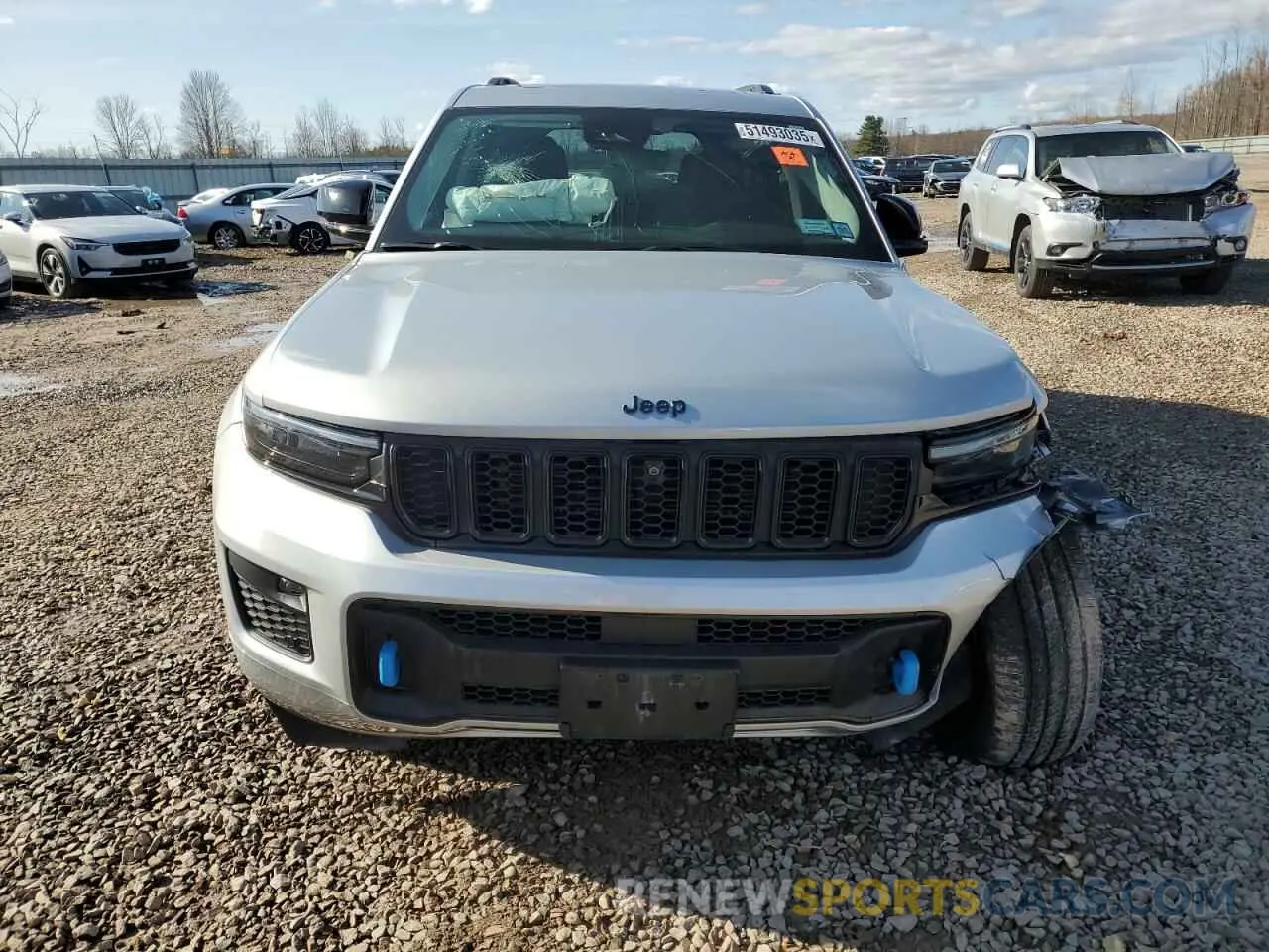 5 fotografías del automóvil dañado 1C4RJYB6XP8905569 JEEP GRAND CHER 2023