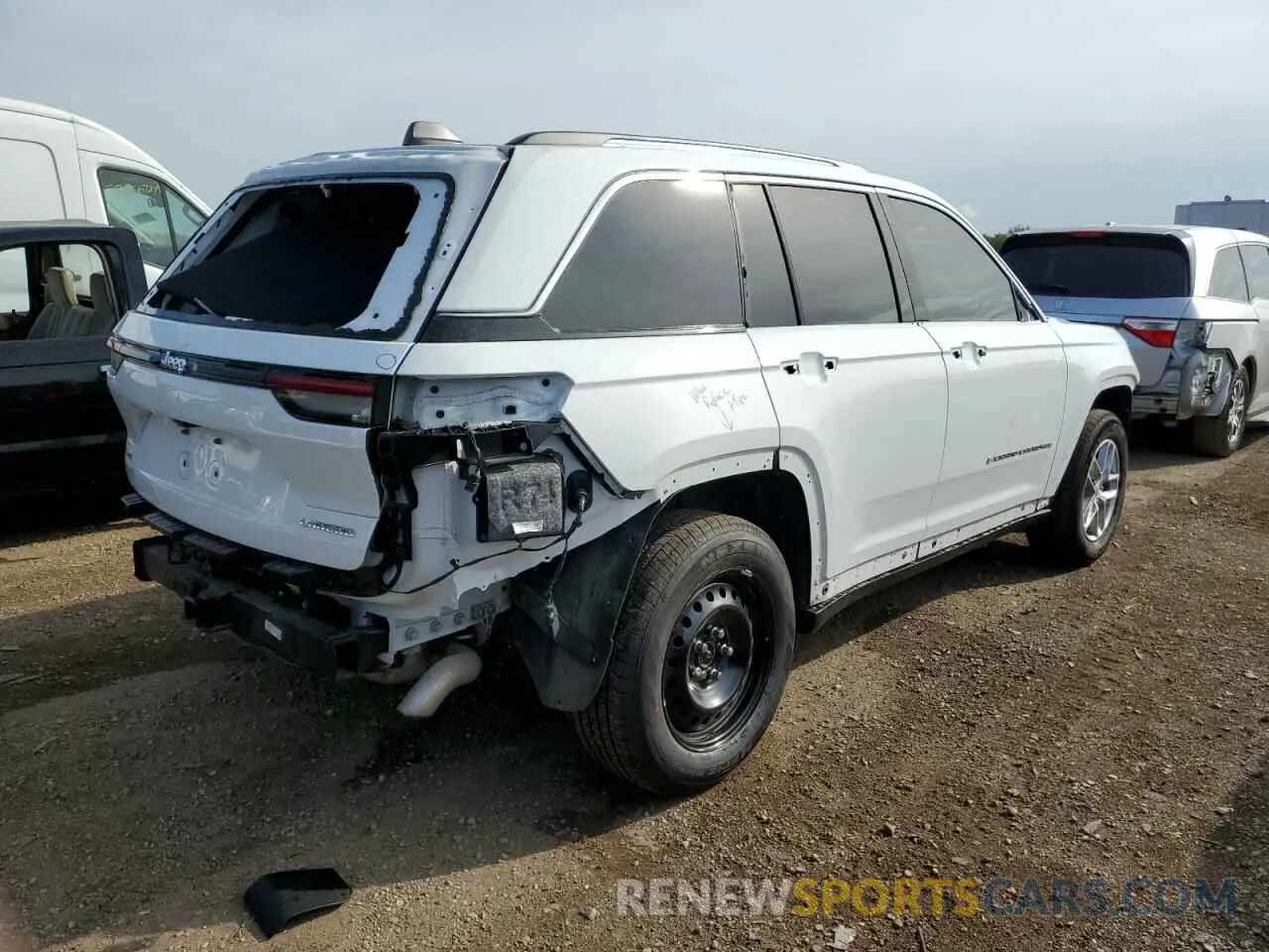 3 fotografías del automóvil dañado 1C4RJHAG6RC706514 JEEP GRAND CHER 2024